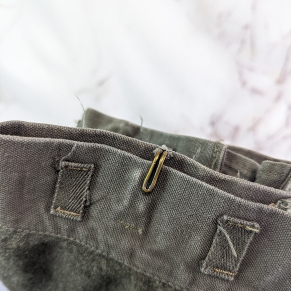 Vtg Wool Pant Men 34x30 WW2 40s Tiger Swedish Wool Button Fly Inreg Varumarke - Picture 9 of 15